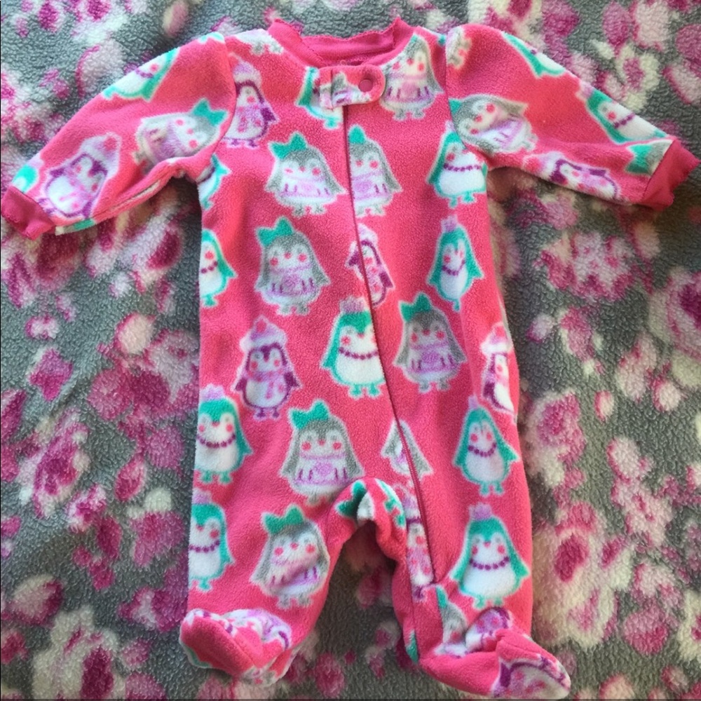 Baby Girl Sleeper Footie Pajamas